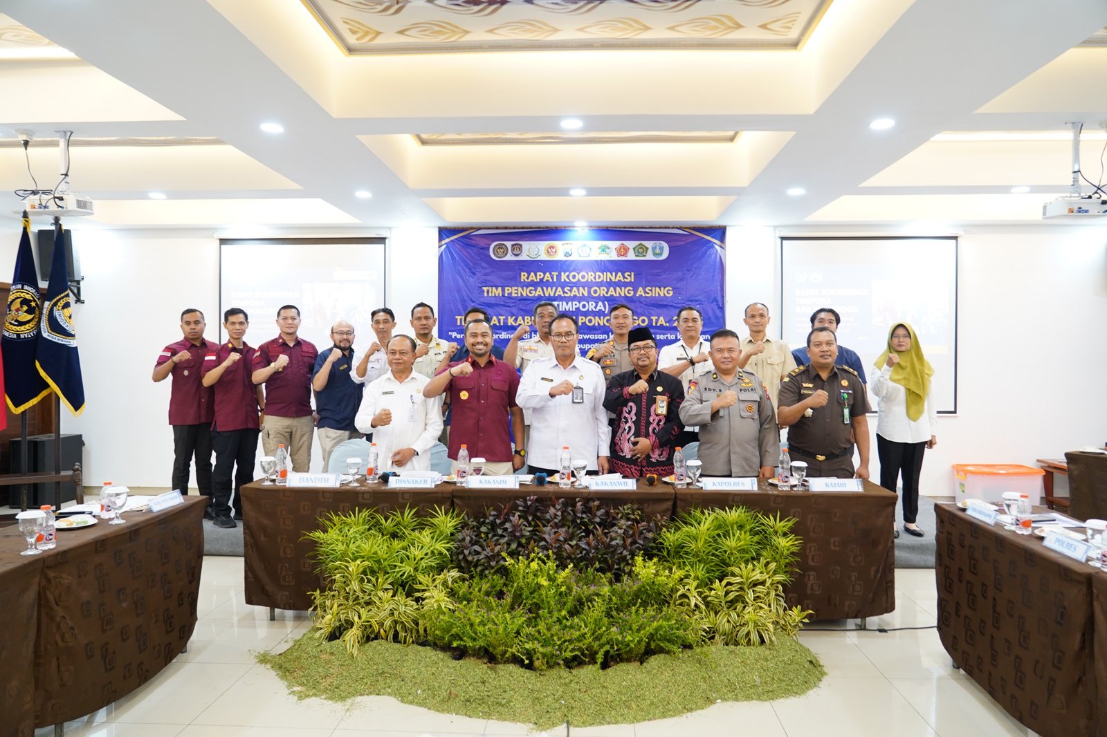 Rapat koordinasi TIMPORA Ponorogo bahas pengawasan orang asing bersama instansi daerah