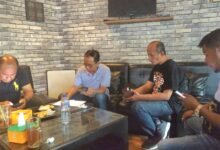 Pertemuan pers terkait intimidasi terhadap jurnalis Jawa Pos Radar Bali oleh oknum Polwan dan Dede.