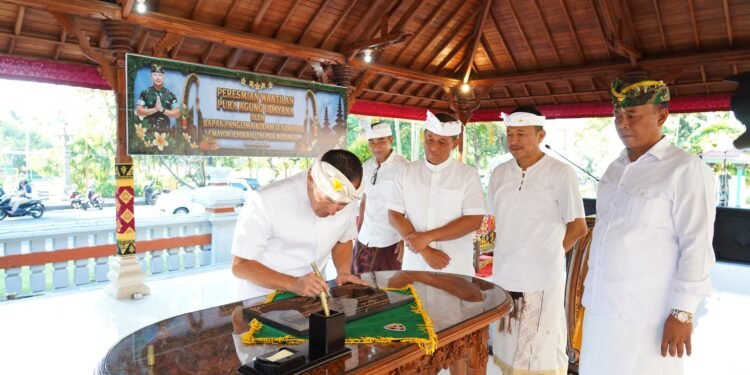 Kodam IX/Udayana Gelar Melaspas Wantilan Pura Agung Udayana Dipimpin Langsung Pangdam