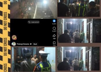 Polsek Dentim Datangi Lokasi Keributan Antar Penghuni Kos di Jalan Akasia XVI 